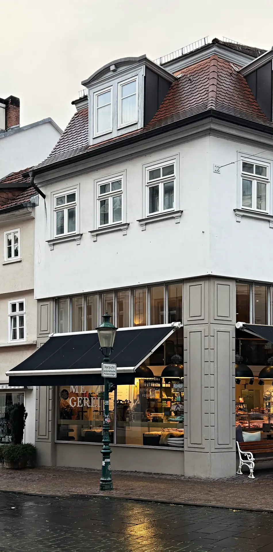 Hausfassade der Stadtmetzgerei in der Fuldaer Altstadt